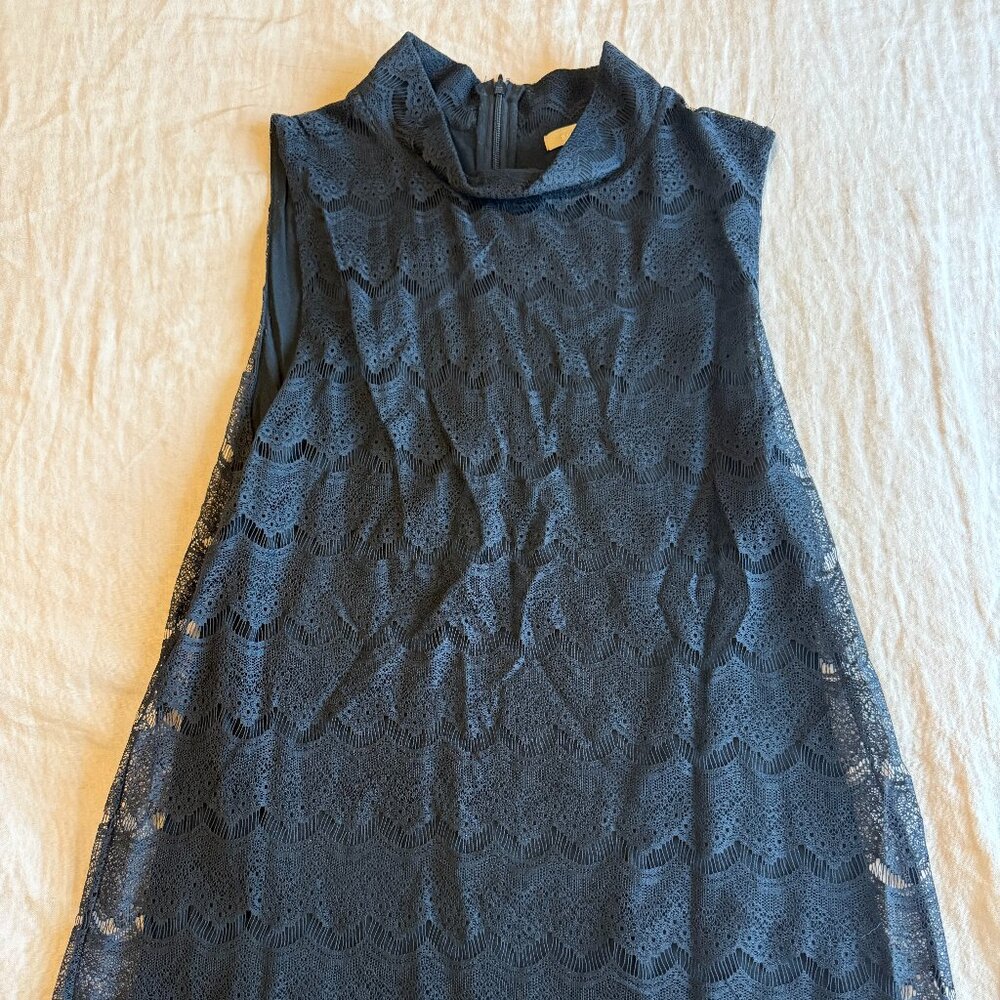 Banana Republic Black Lace Sleeveless Top